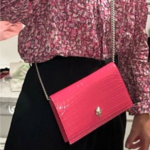 Alexander McQueen Pink chain bag NWT